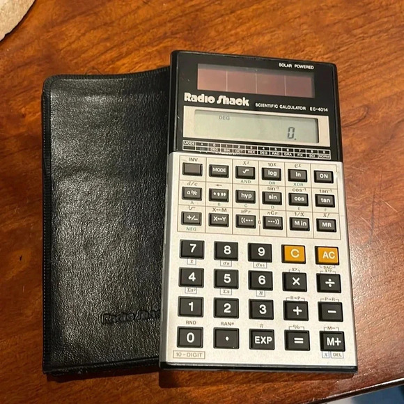 Radio Shack Calculator  EC-4014 Scientific Calculator Solar Powered with Case - Picture 1 of 6